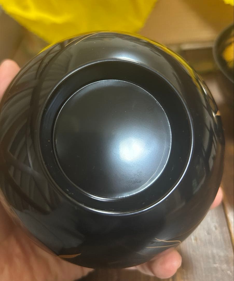 能登輪島塗 吸い物椀 鉄線 金彩蒔絵 前田定治郎　お椀 蓋付 汁椀　未使用希少品