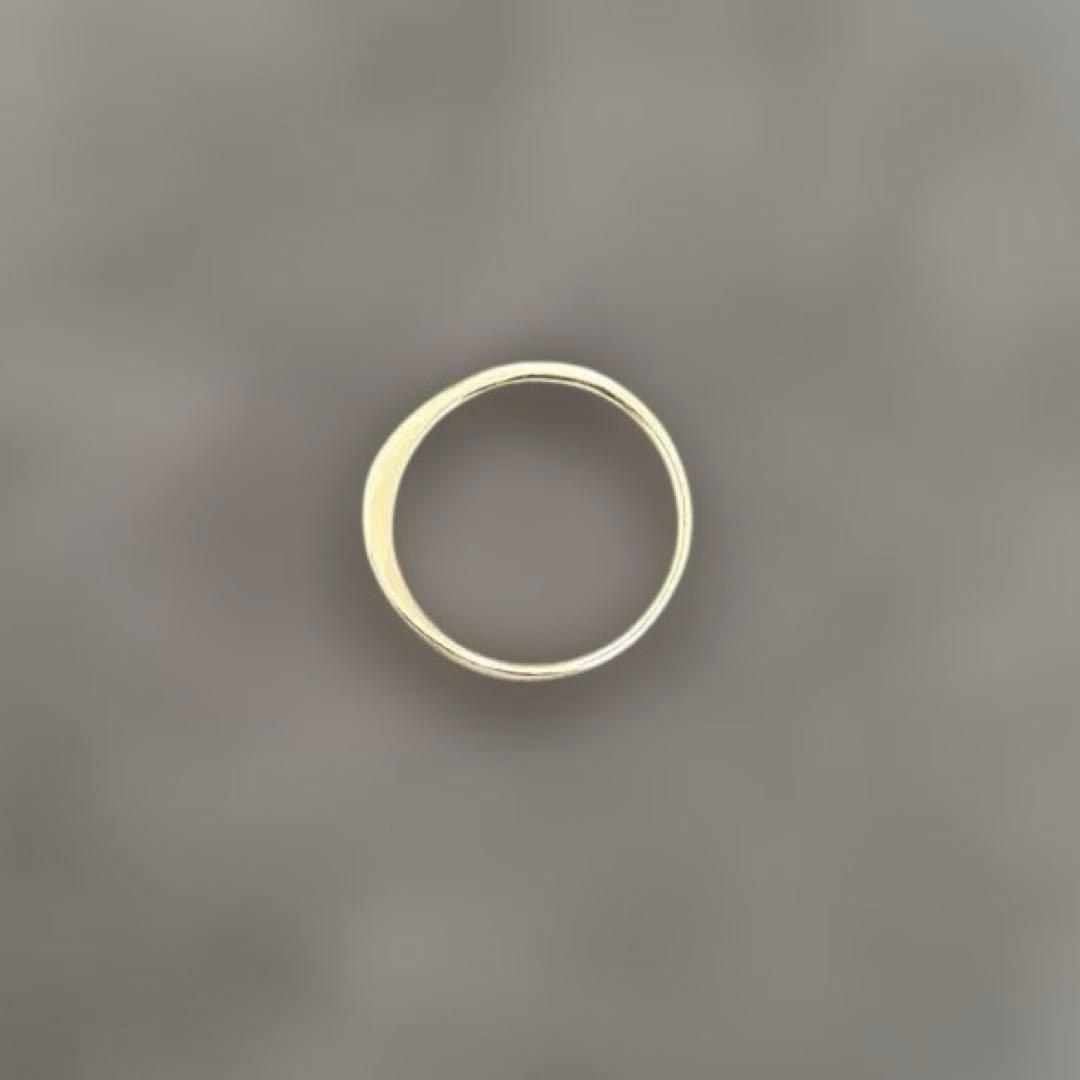 エテ ete レイヤードリング　 10金K10 イエローゴールド 11号 1g