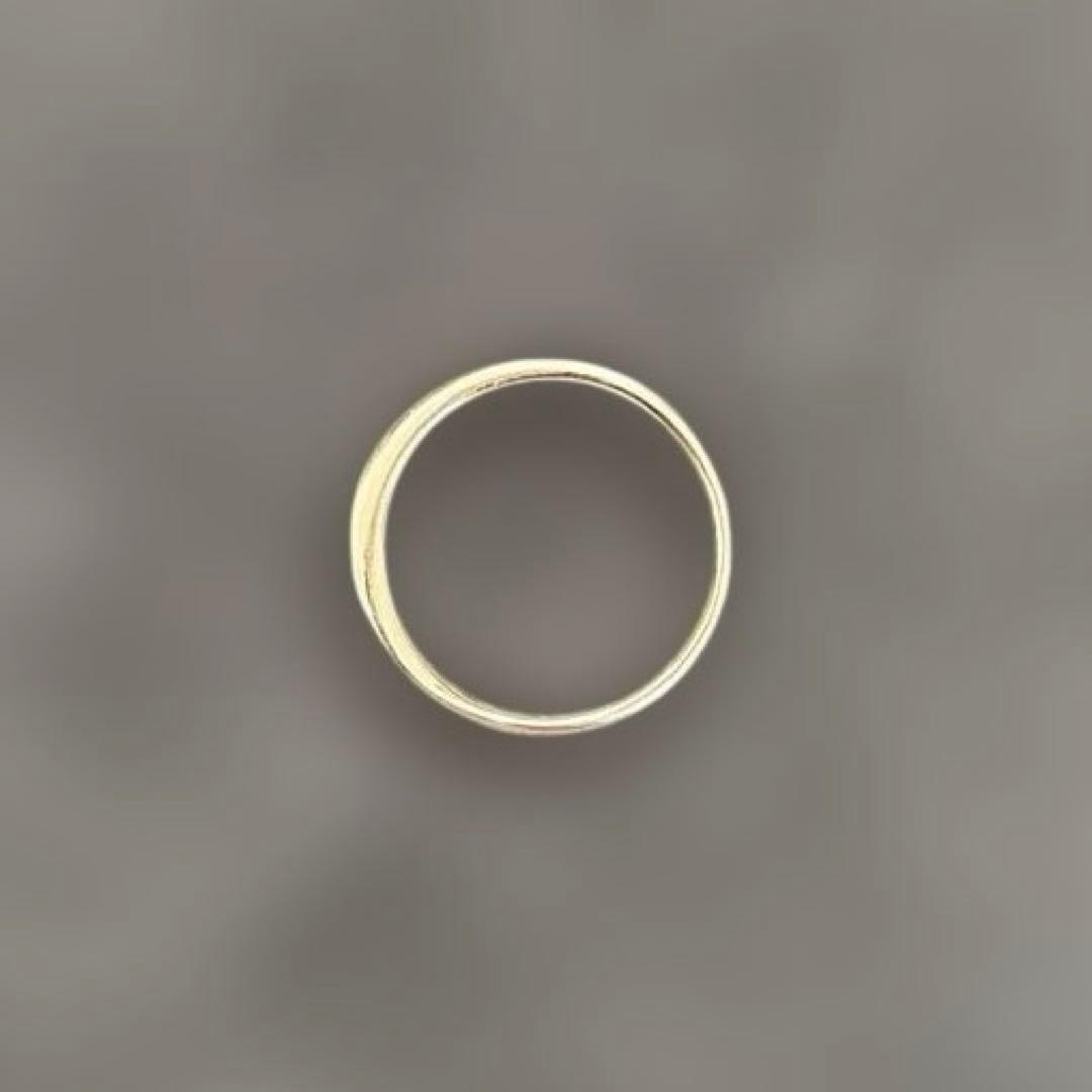 エテ ete レイヤードリング　 10金K10 イエローゴールド 11号 1g