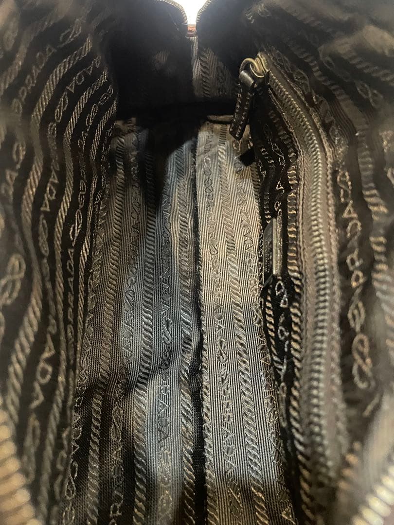 【美品-希少】プラダ PRADA ハンドバッグ ボーリングバッグ レザー