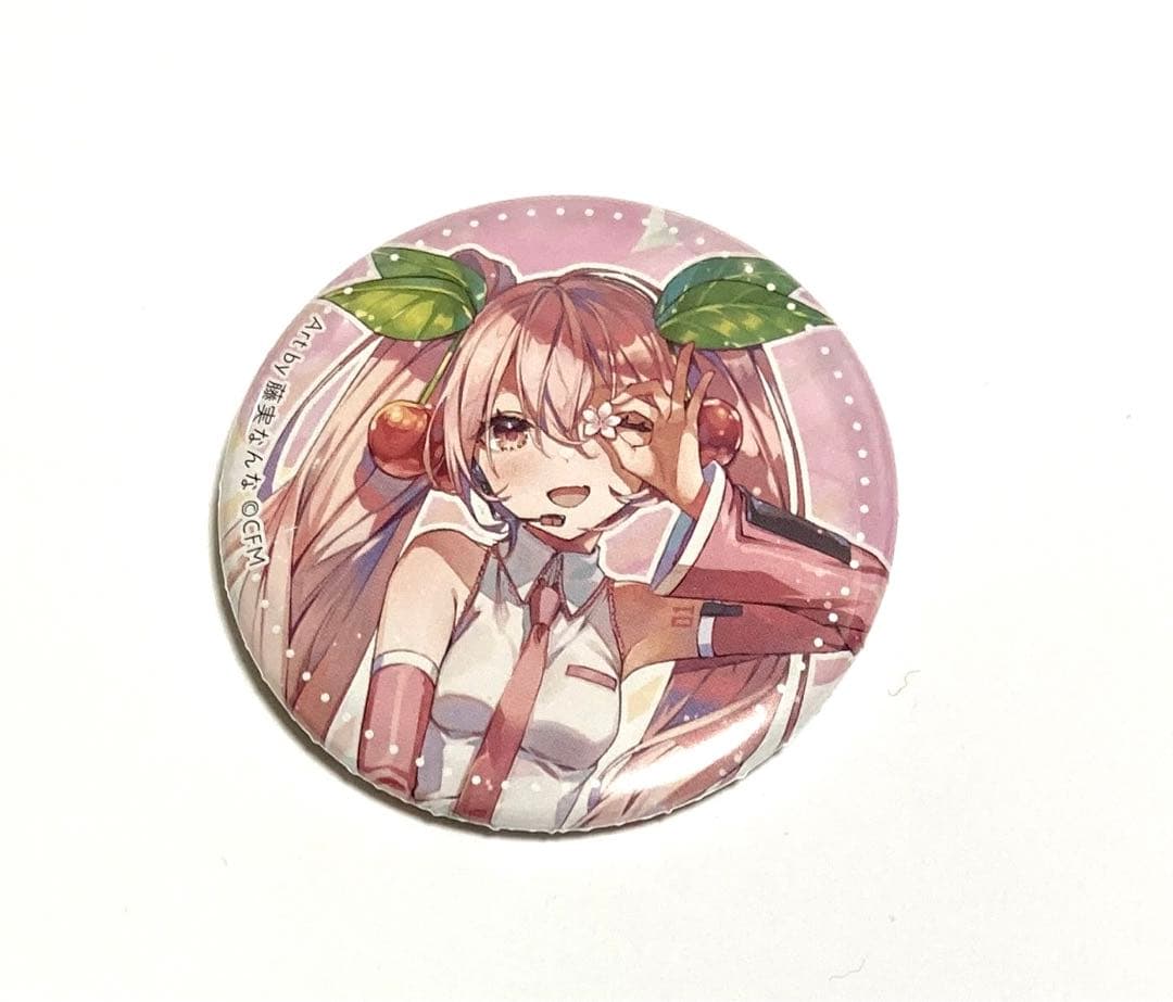 ボカロ 初音ミク 桜ミク アニカフェ 缶バッジ 特典 ボーカロイド
