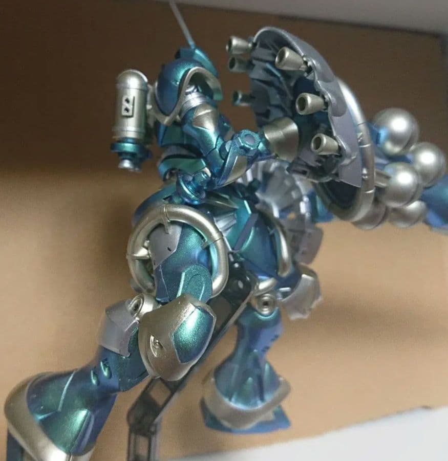 塗装完成品 HG エグザベ専用ギャン(ハクジ装備) ジャンク品