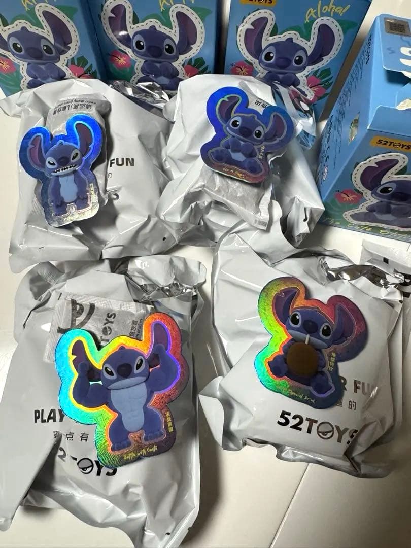 スティッチ フィギュア 52toys スティッチ フィギュア 4点セット