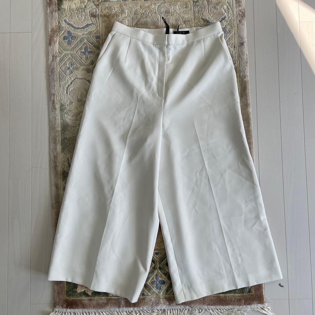 DAKS ホワイト ガウチョパンツ サイズ73-99