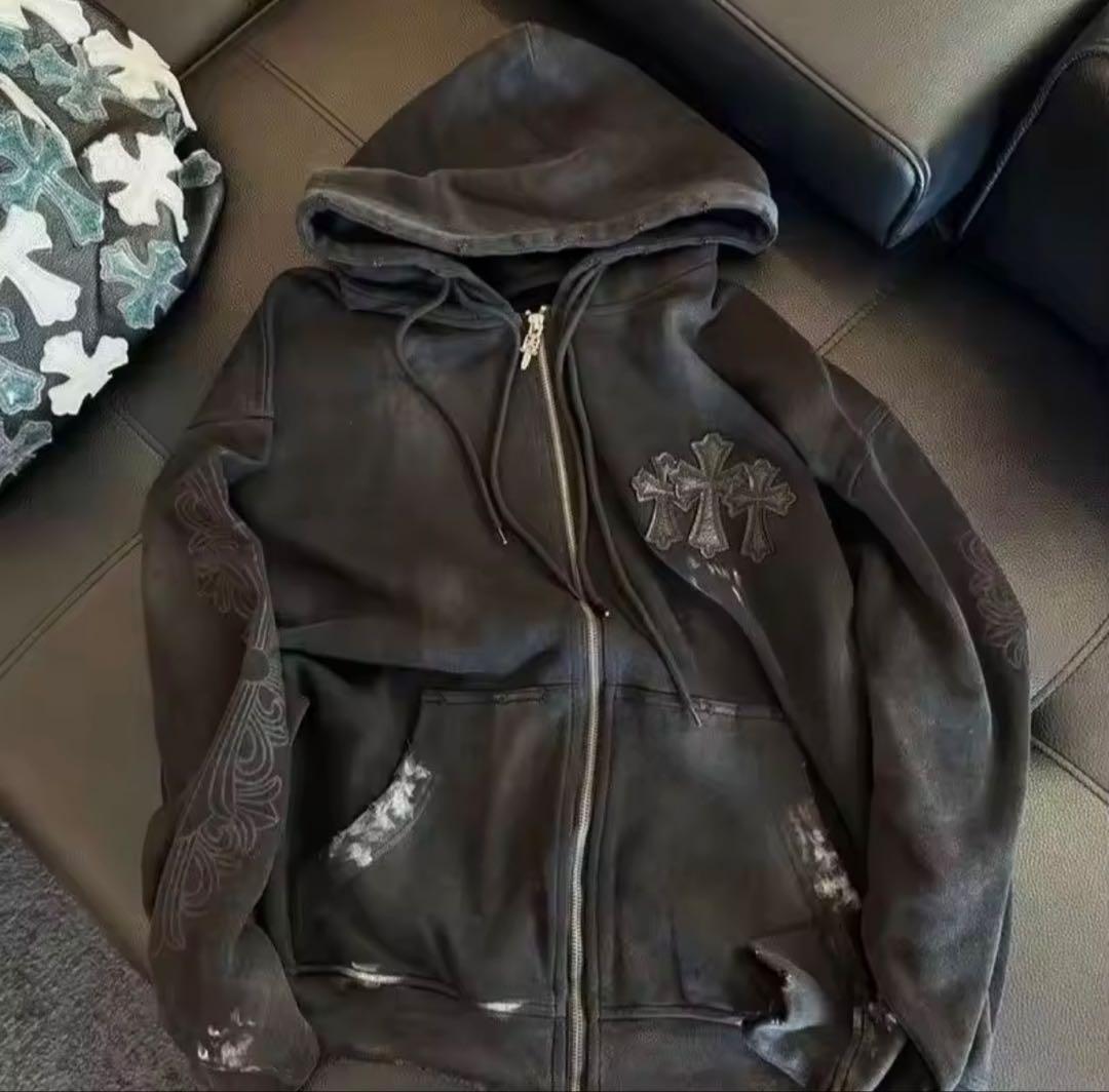 クロムハーツ クロスパッチ パーカー