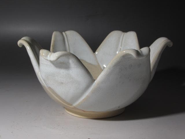 ☆　12代田原陶兵衛　菓子鉢　久田流　十二代　尋牛斎花押☆y368