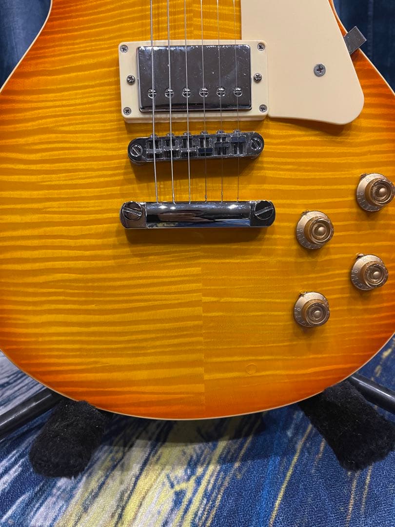 くさっぽバリトラ極上杢　ギブソンバーストレプリカ　レスポール　3.65kg