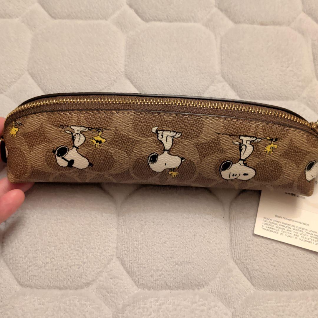 新品♡【COACH X PEANUTS】ペンシル ケース・スヌーピー