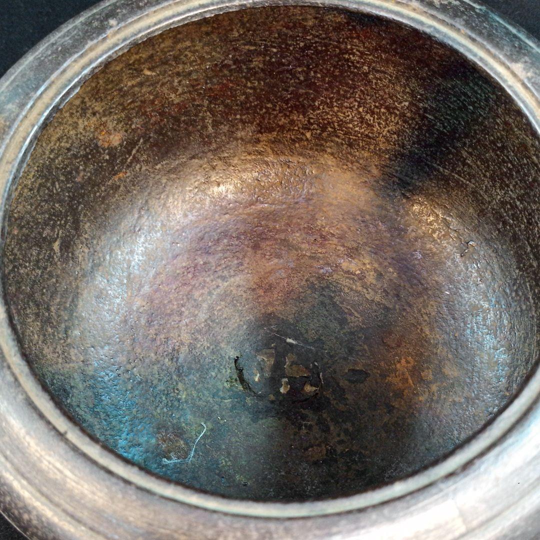 蔵出しアンティーク　骨董鉄瓶　アンティーク鉄瓶　2つセット木箱入り　古民家レトロ