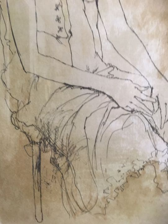 ジャンセン リトグラフ ジャクリーヌ 貴重和紙刷り