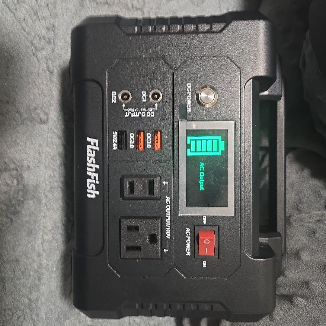 FlashFish ポータブル電源 40800mAh 200W