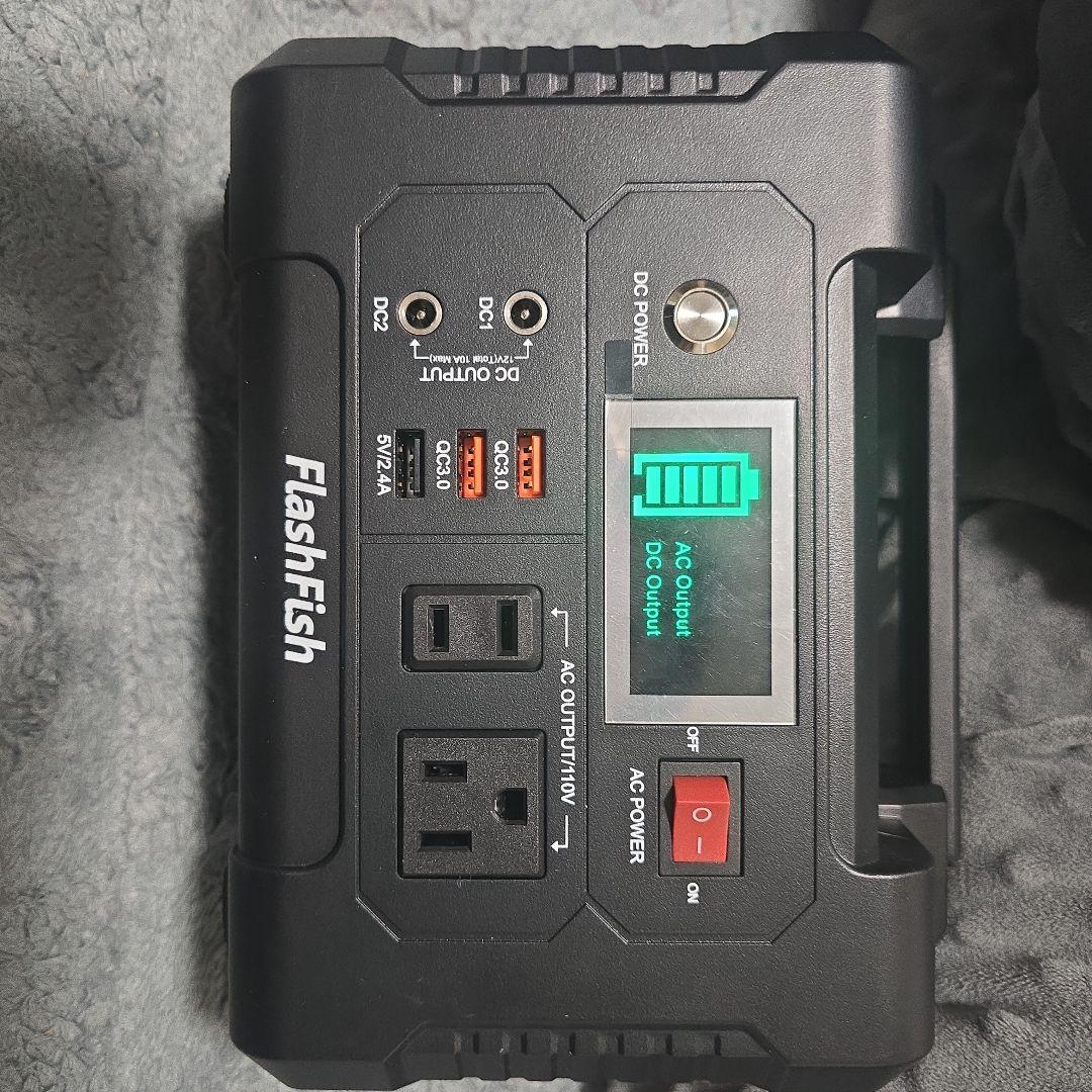 FlashFish ポータブル電源 40800mAh 200W