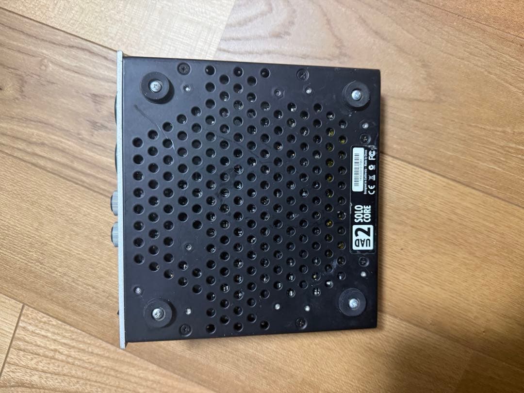 通電確認　UA Apollo Twin Solo