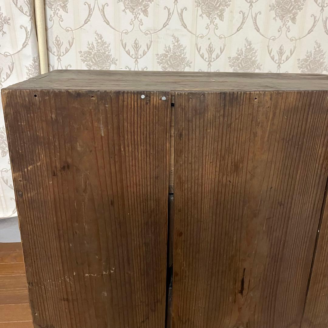【アンティーク】昭和レトロ 木製 小箪笥 小引出し 収納棚 チェスト 古家具