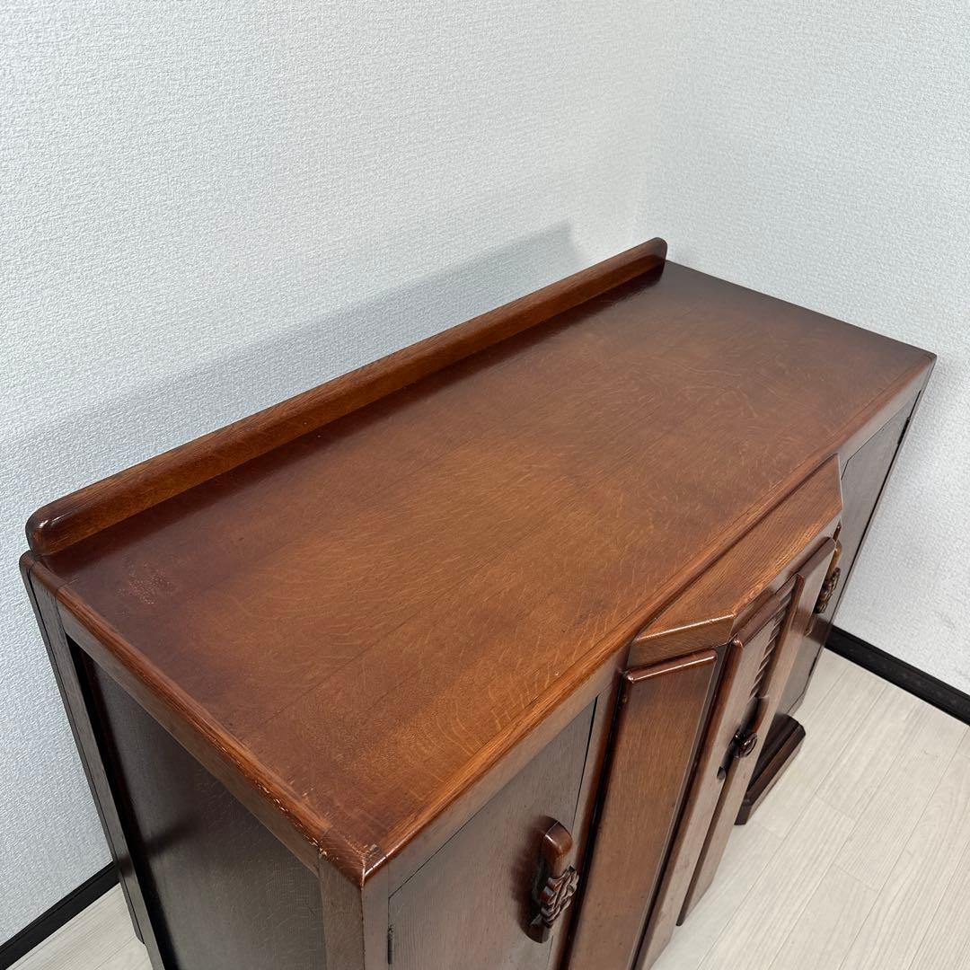 英国 イギリス アンティーク調 サイドボード サイドキャビネット ※iso※