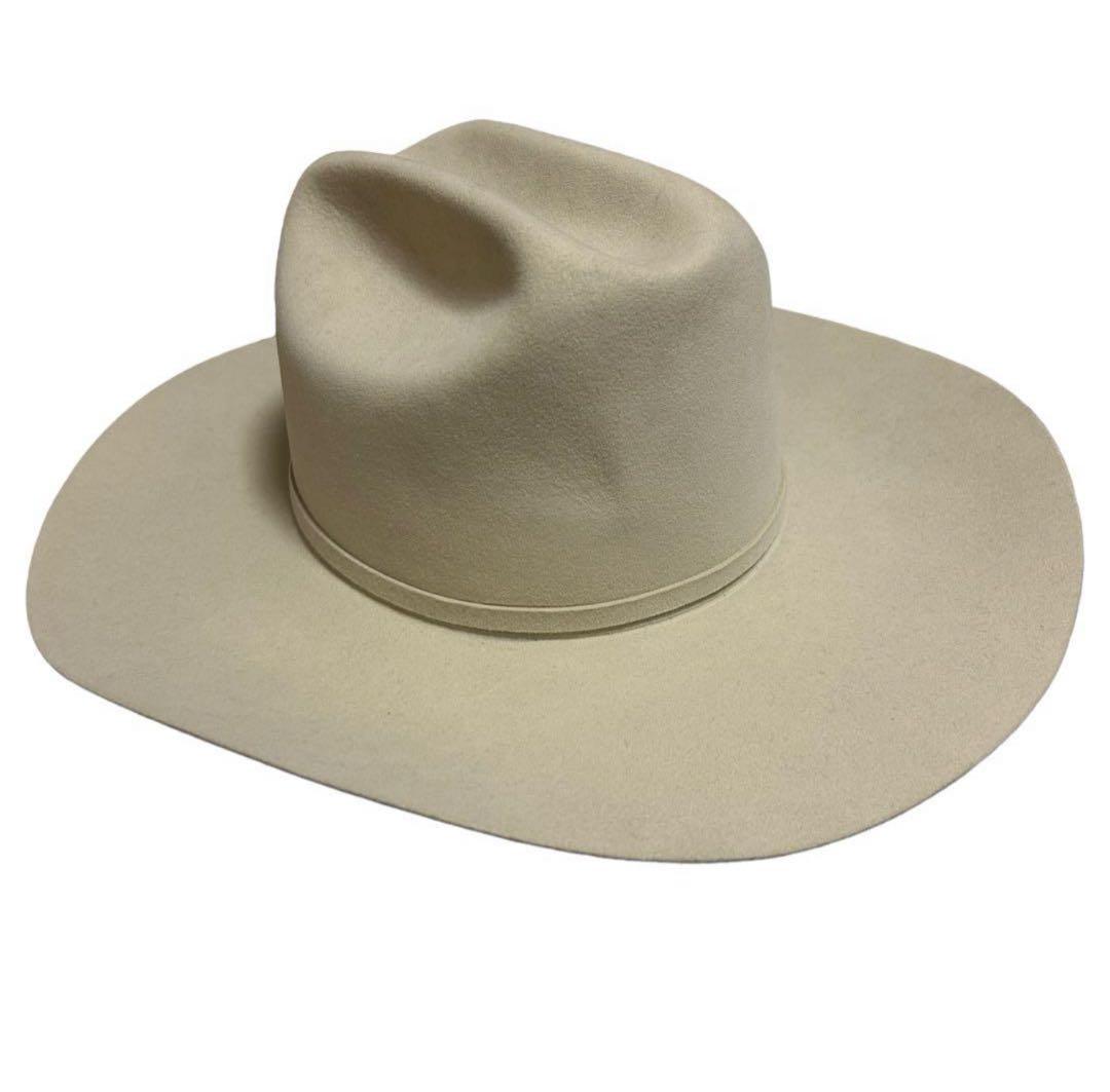 sheriffハット。baileyベイリー　ロングプリムハット　ホワイト