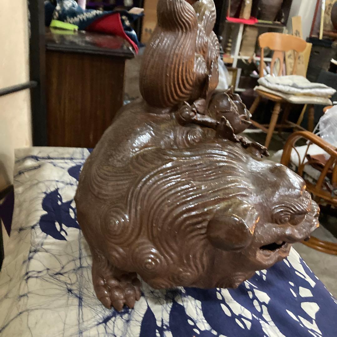 古備前骨董美術品珍品年始大売り出しです❣️希少ボタン獅子銘有り❣️