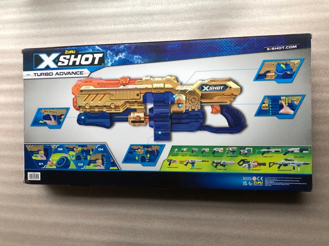 エックスショット　ターボアドバンス　日本未発売　ゴールドモデル