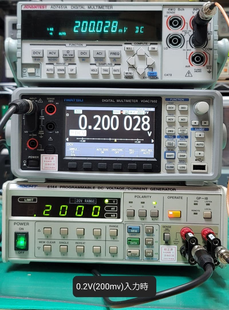 動作良好 ADVANTEST AD7451A デジタルマルチメーター