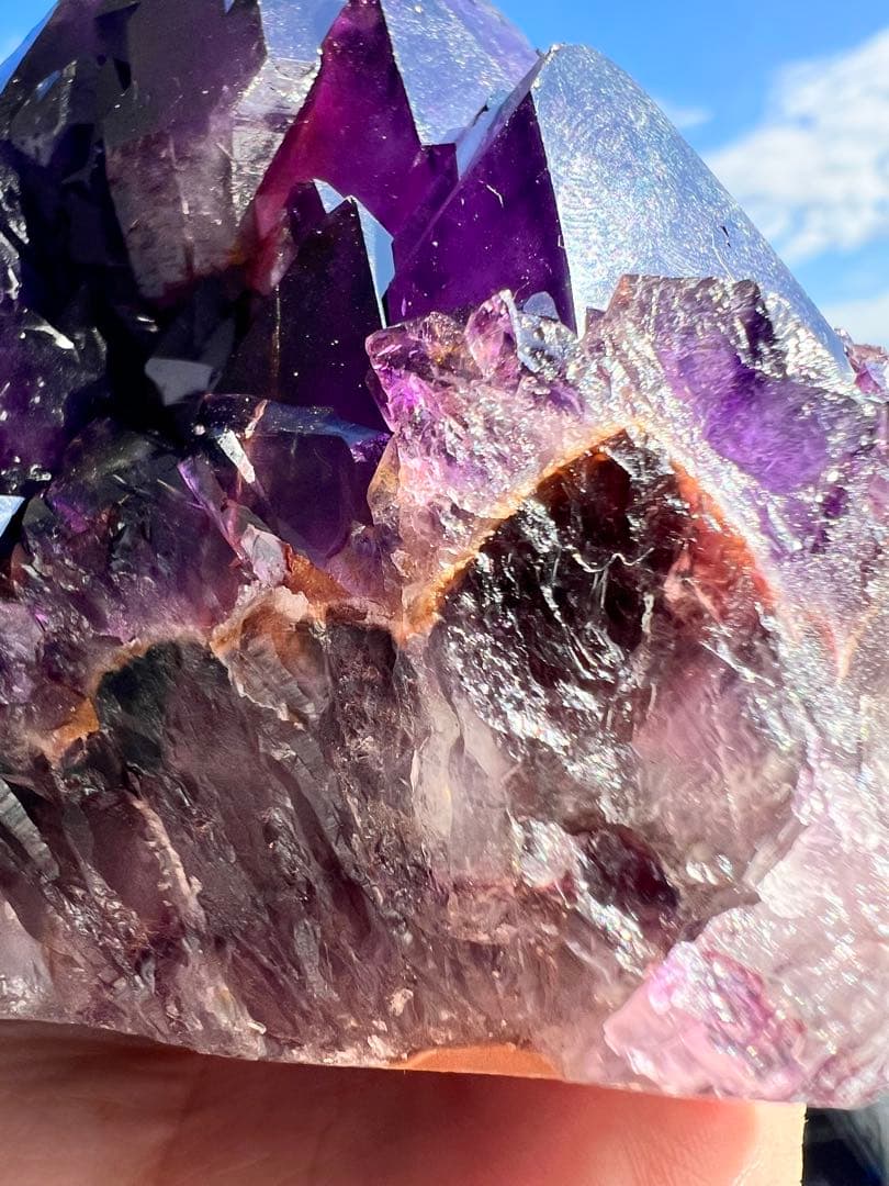 週末限定価格✨美✨希少石✨宝石質 オーラライト23 美しい神殿型原石✨導きの石