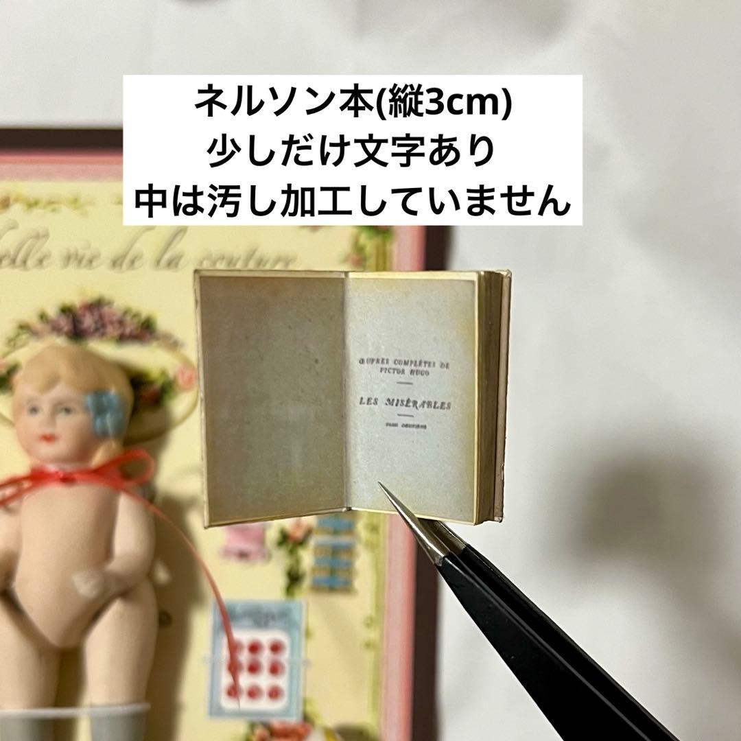 プレゼンテーションシート　メルスリー　ビスクドール　女の子　ミニチュア小物