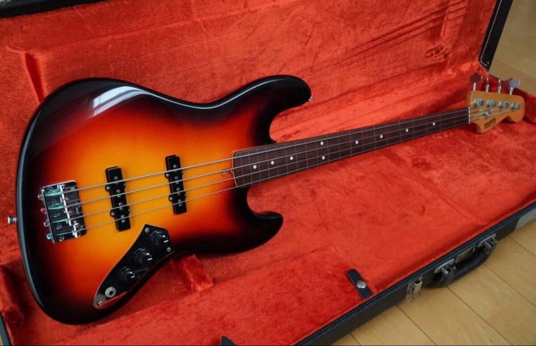 ベース Moon JB 4 FL fretless bass