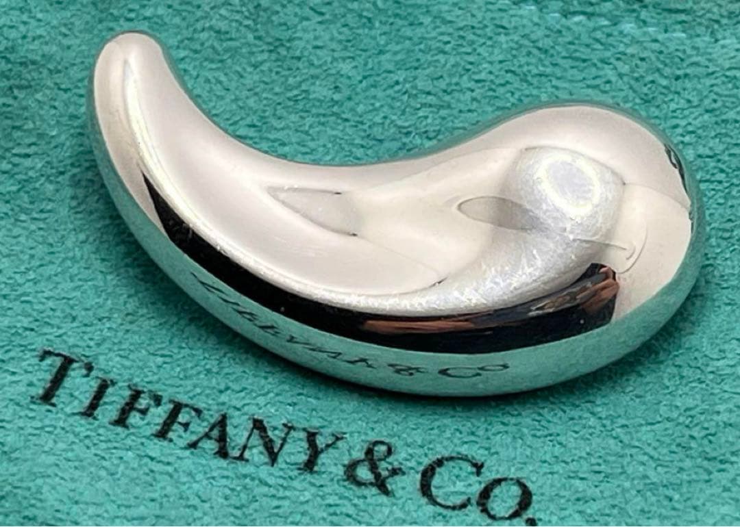 希少　「美品」ティファニーラージ　ティアドロップブローチ　925