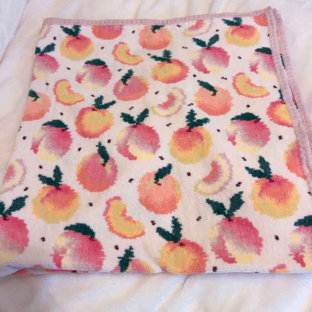 美品♡ピーチドット プティバス 【B品】ひざ掛け おくるみ