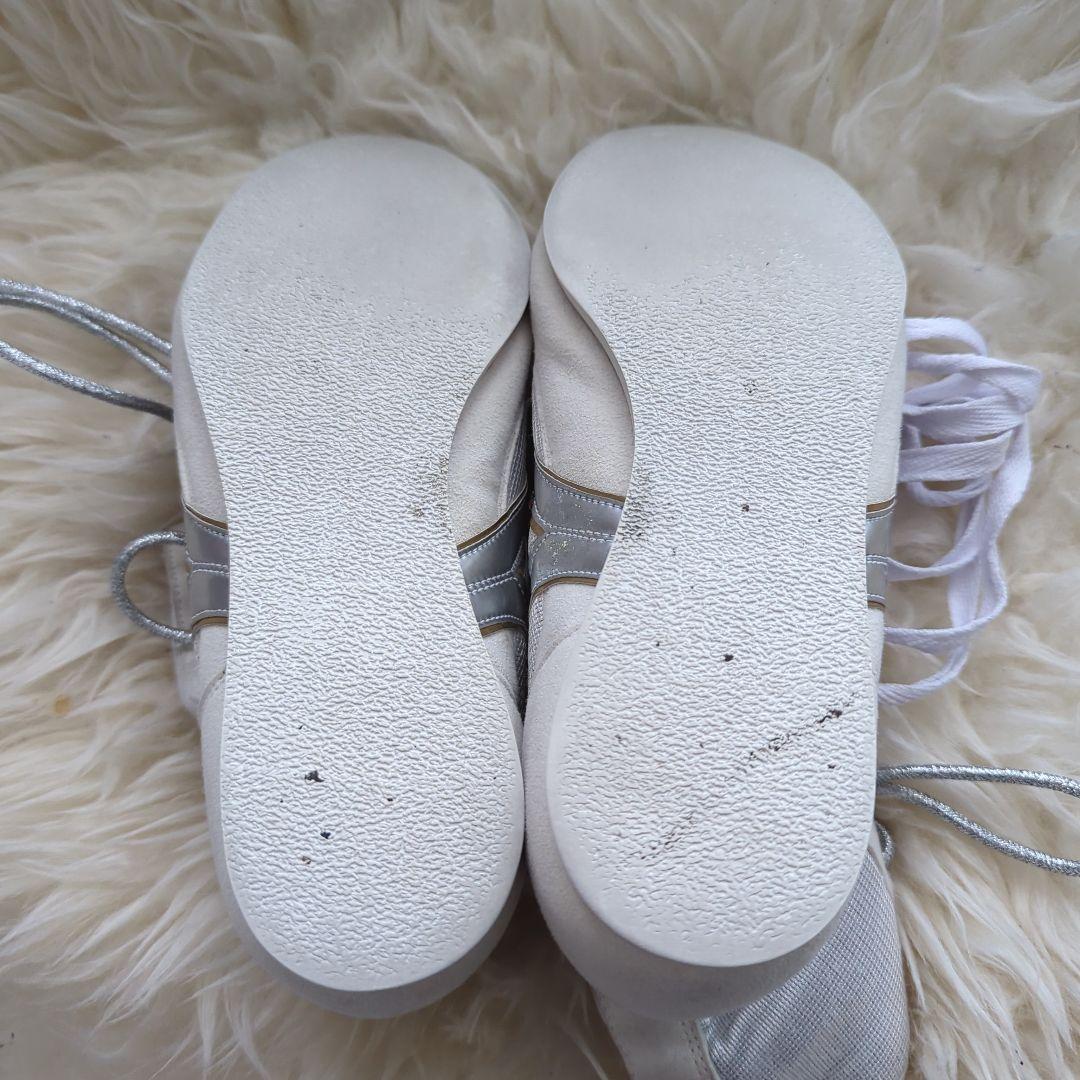 ミズノ ボクシングシューズ イージースペクトラ 05シルバー×52ゴールド縁取り