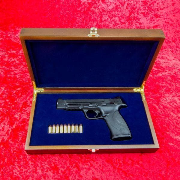 S&W M&P 9L パフォーマンスセンター用 木製高級化粧箱　希少なワンオフ品