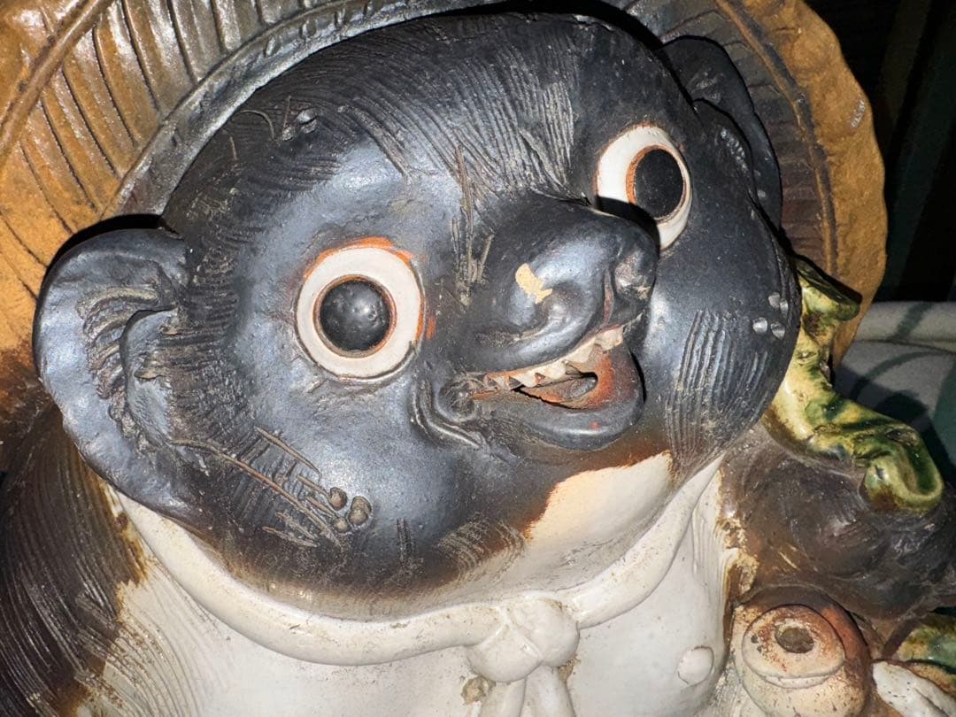 特大 65cm 信楽焼 たぬき 置物 福 狸 22号 タヌキ 縁起 開運