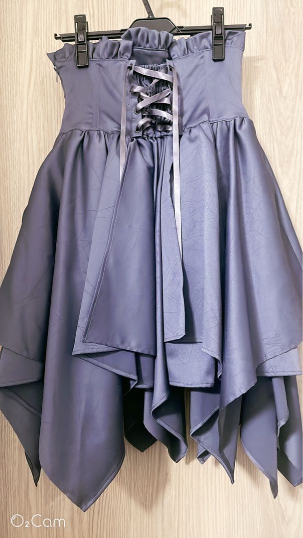 BABY パイレーツ 蜘蛛の巣おばけスカート ゴスロリ グレー