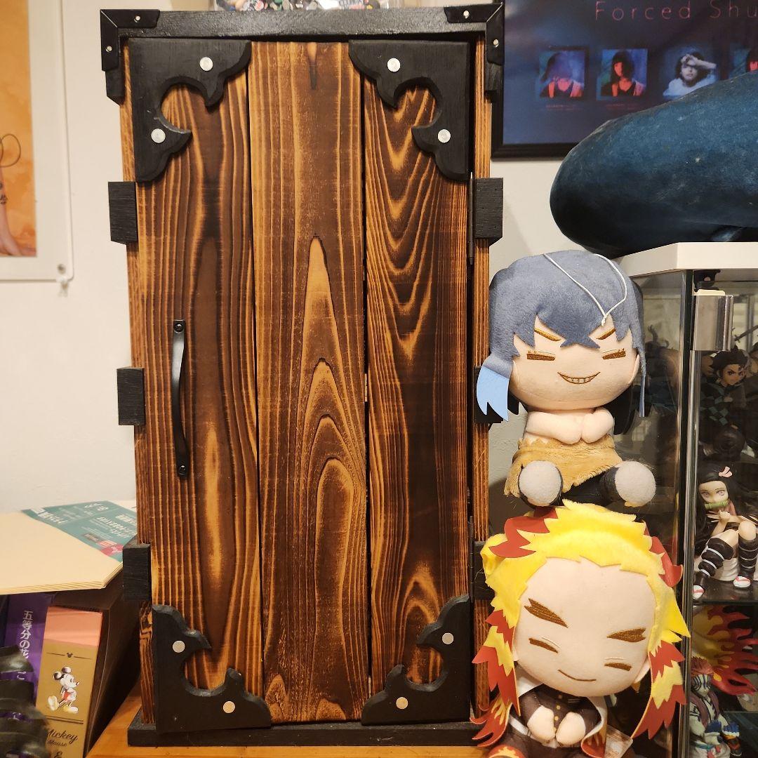 鬼滅の刃　禰豆子の木箱本棚