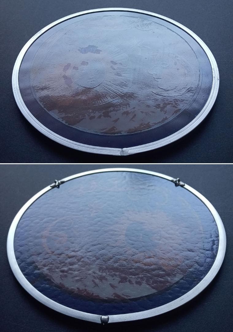 ニューヨーク メトロポリタン美術館ステンドグラス 太陽と月 グラスマスターズ社