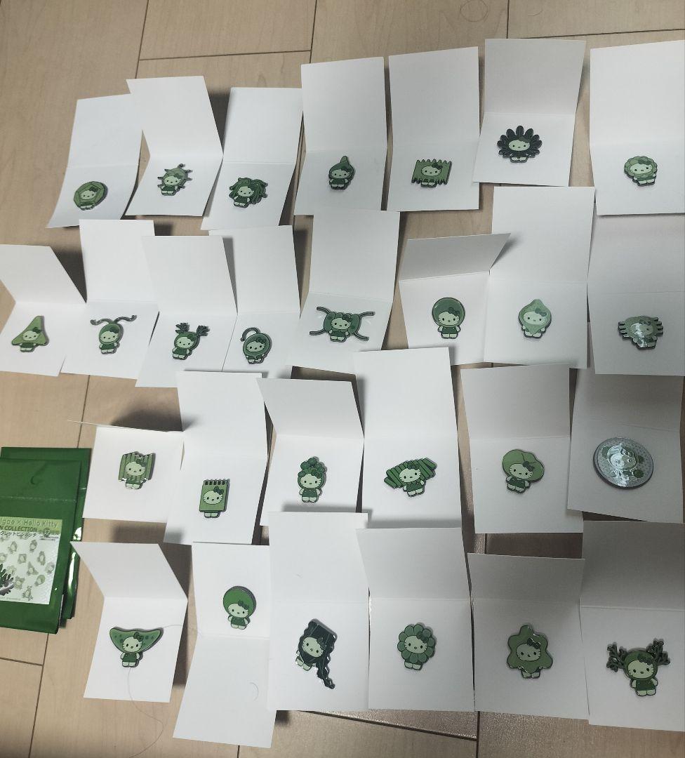 藻キティ　ピンバッチ　日本館 レア付き セミコンプリート 28個セット万博大阪