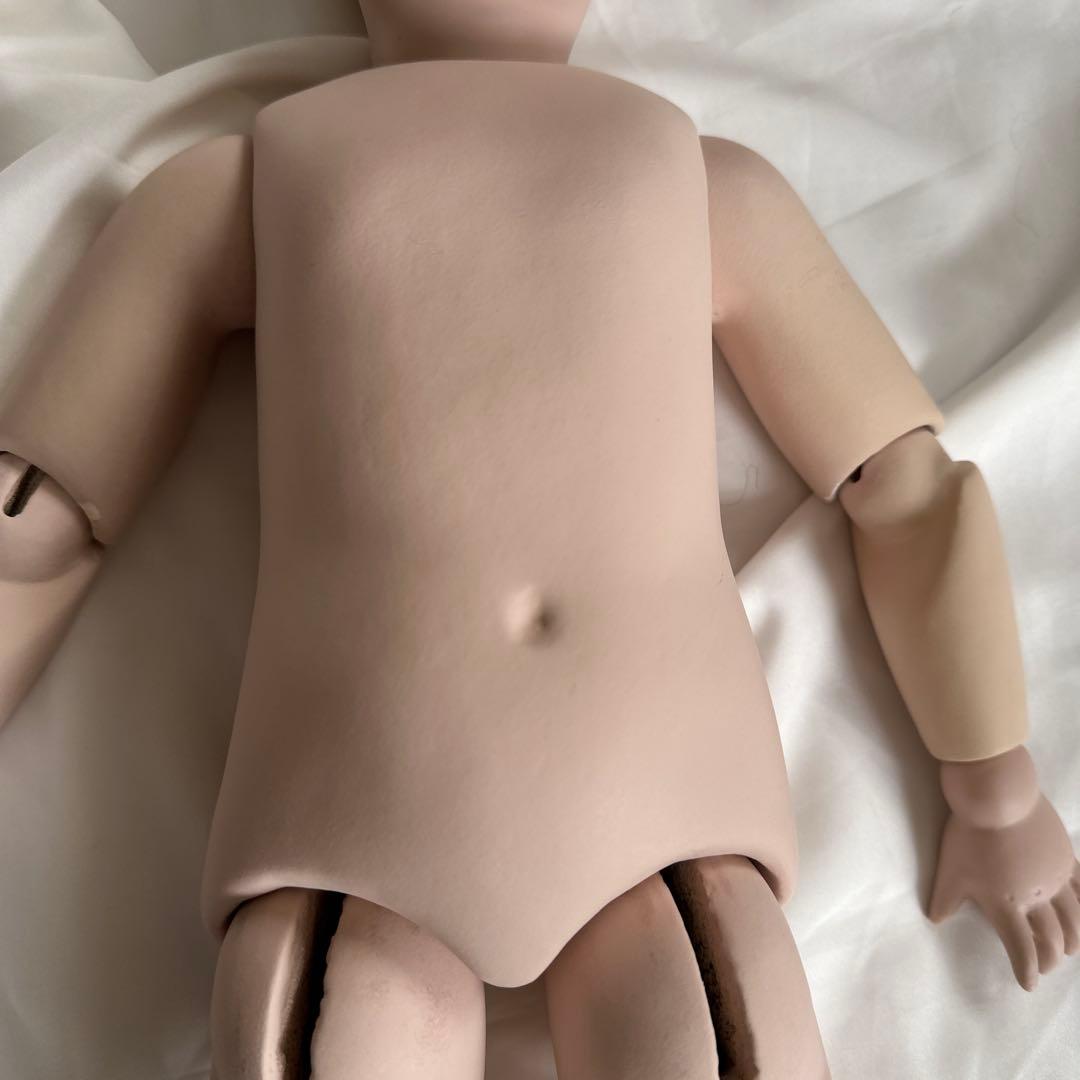 ビスクドール　ウィッグ付き　ドレス一式は付きません着用例