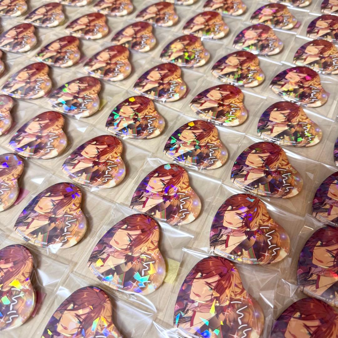 あんスタ とるパカ ハート型缶バッジ 三毛縞斑 84点セット