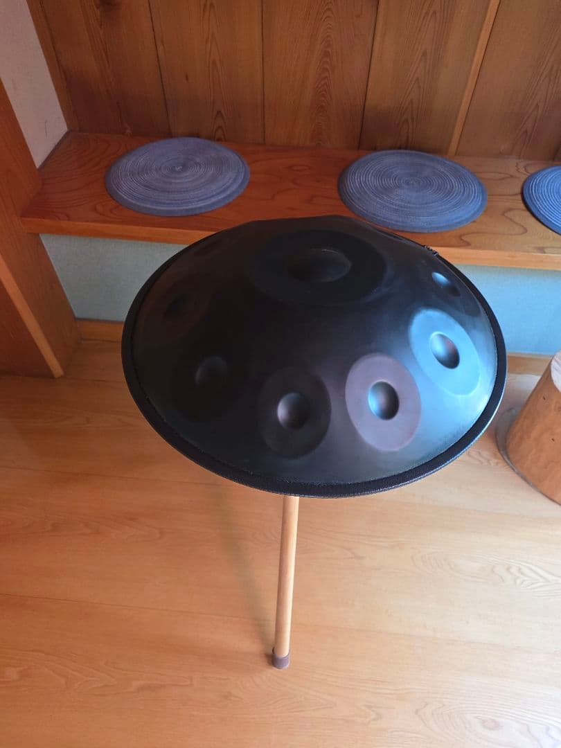 美品✨ハンドパン 22インチ 10音 専用ソフトケース 付き 打楽器