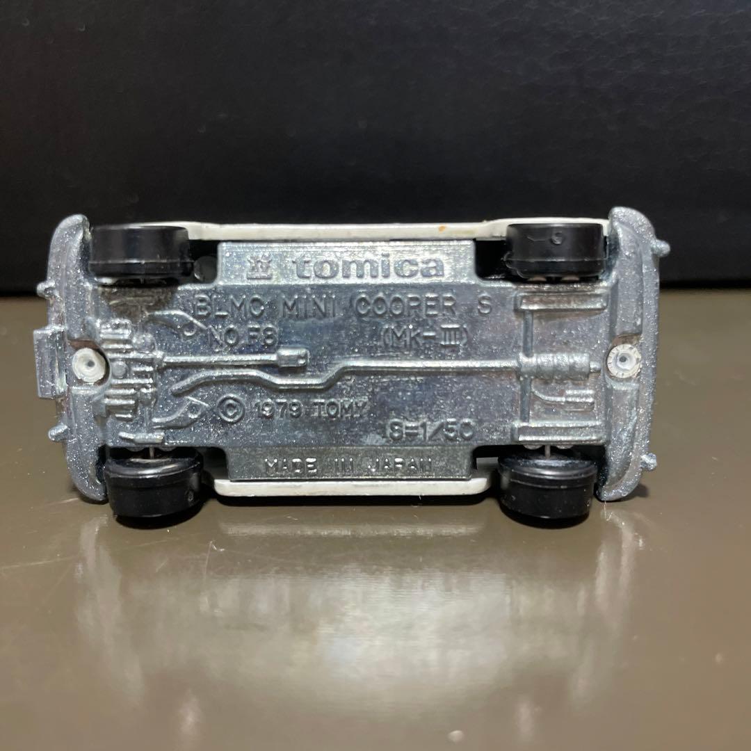 トミカ　ミニクーパー　レーシング　フェア品？　日本製　白　ホワイト