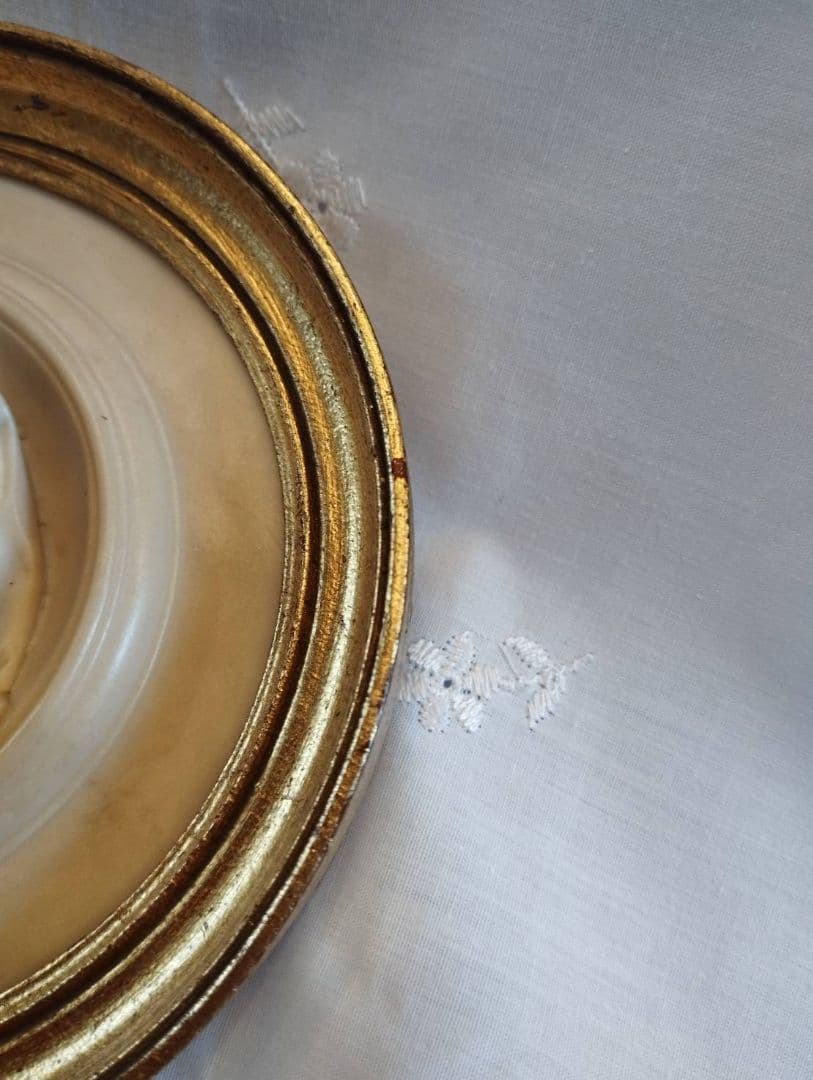 フランスアンティーク メダイヨン MATTEI作 マリア像