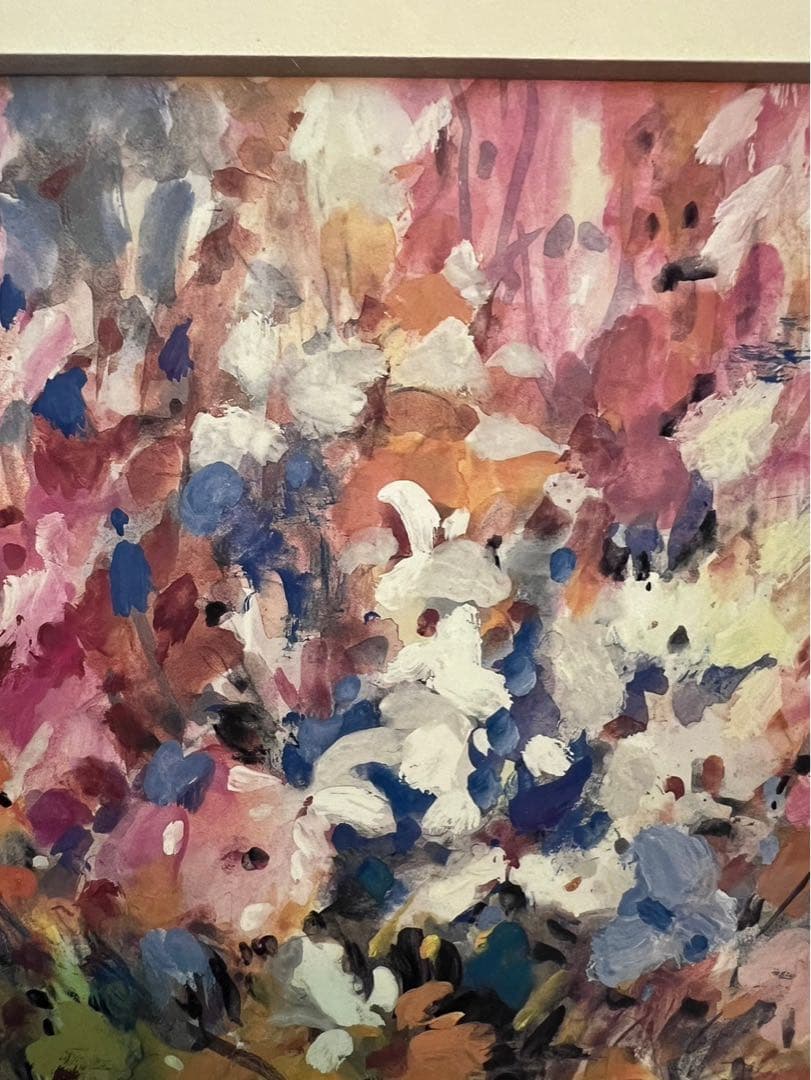 ノルブェ テーブルの花 アート 額縁 インテリア