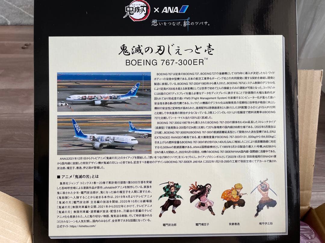 ANA 鬼滅の刃じぇっと壱 完成品