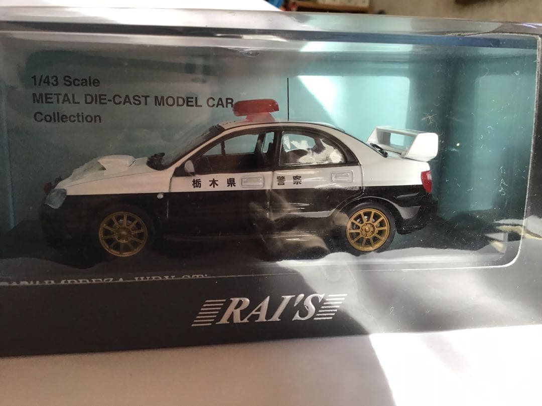 レイズ 1／43スバルインプレッサWRX STIパトロールカー栃木県警察2004