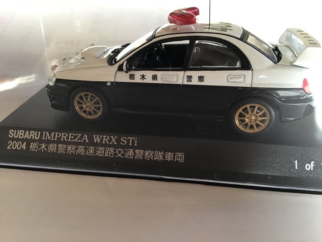 レイズ 1／43スバルインプレッサWRX STIパトロールカー栃木県警察2004