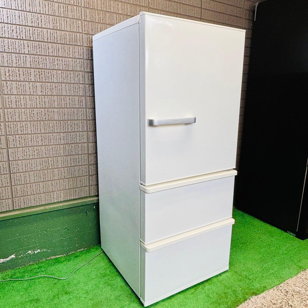 AQUA 272L 冷蔵庫 ロータイプ 人気モデル ホワイト【地域限定配送無料】