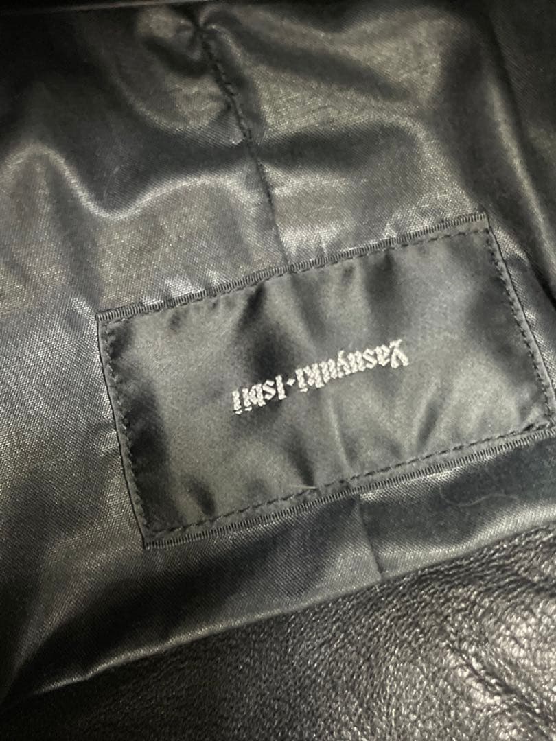 ヤスユキイシイ13万 yasuyuki ishii本革レザーライダースy2k