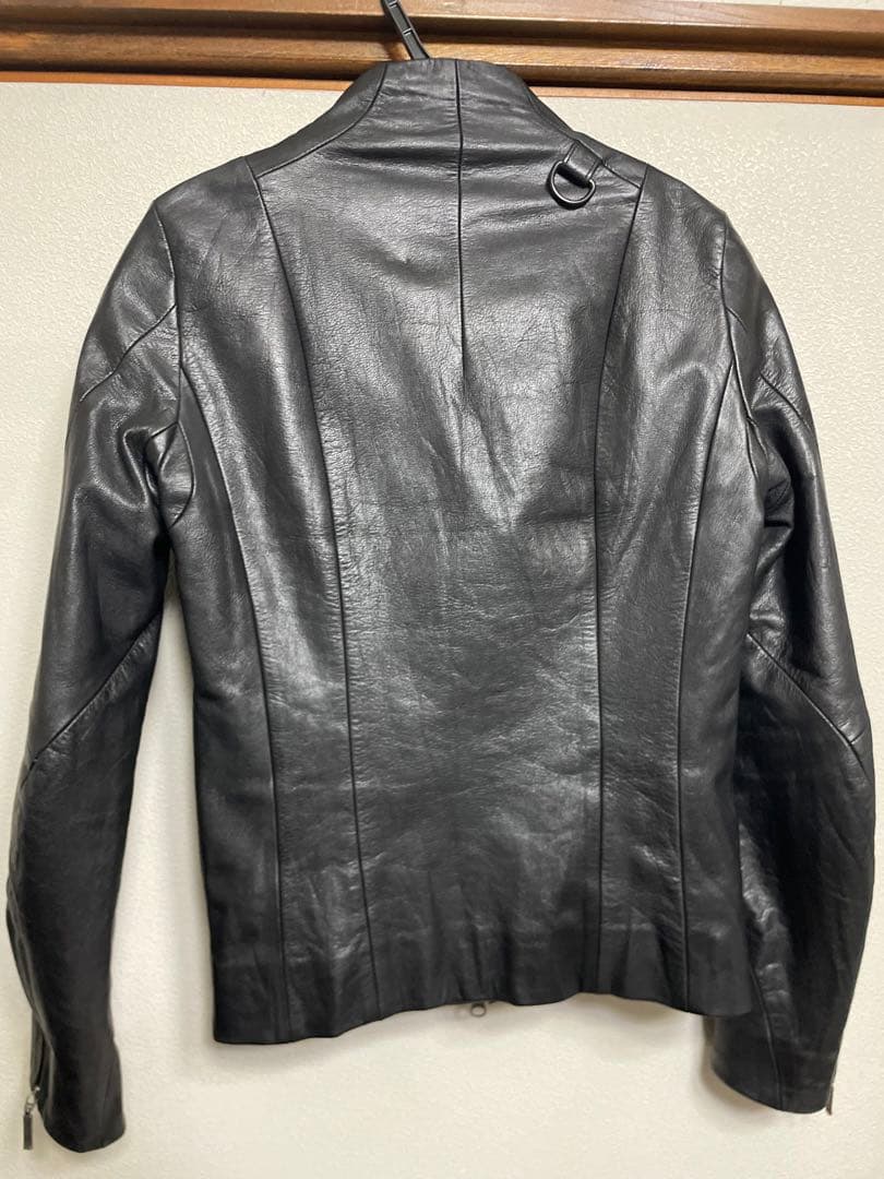 ヤスユキイシイ13万 yasuyuki ishii本革レザーライダースy2k