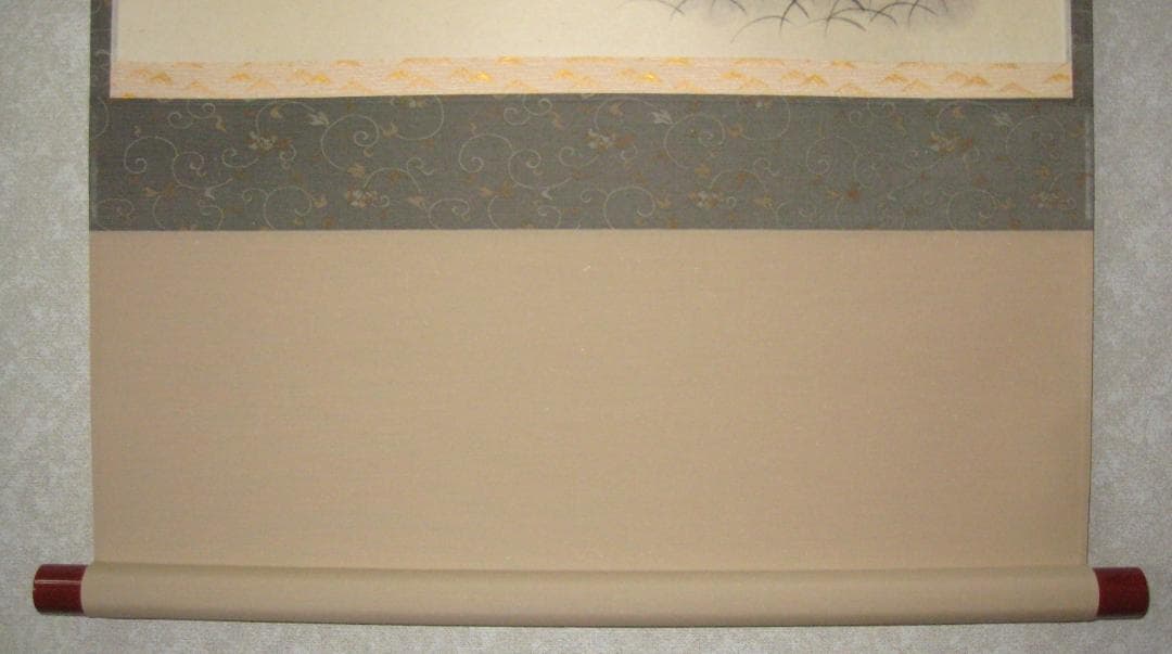 【真筆】茶掛　心月 画賛◆大徳寺 塔頭黄梅院 住職 小林太玄　共箱・タトウ箱付