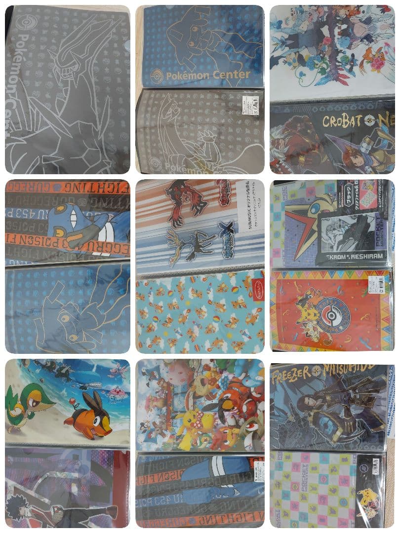 ポケモンセンターオリジナルA4サイズ クリアファイル コレクションホルダー