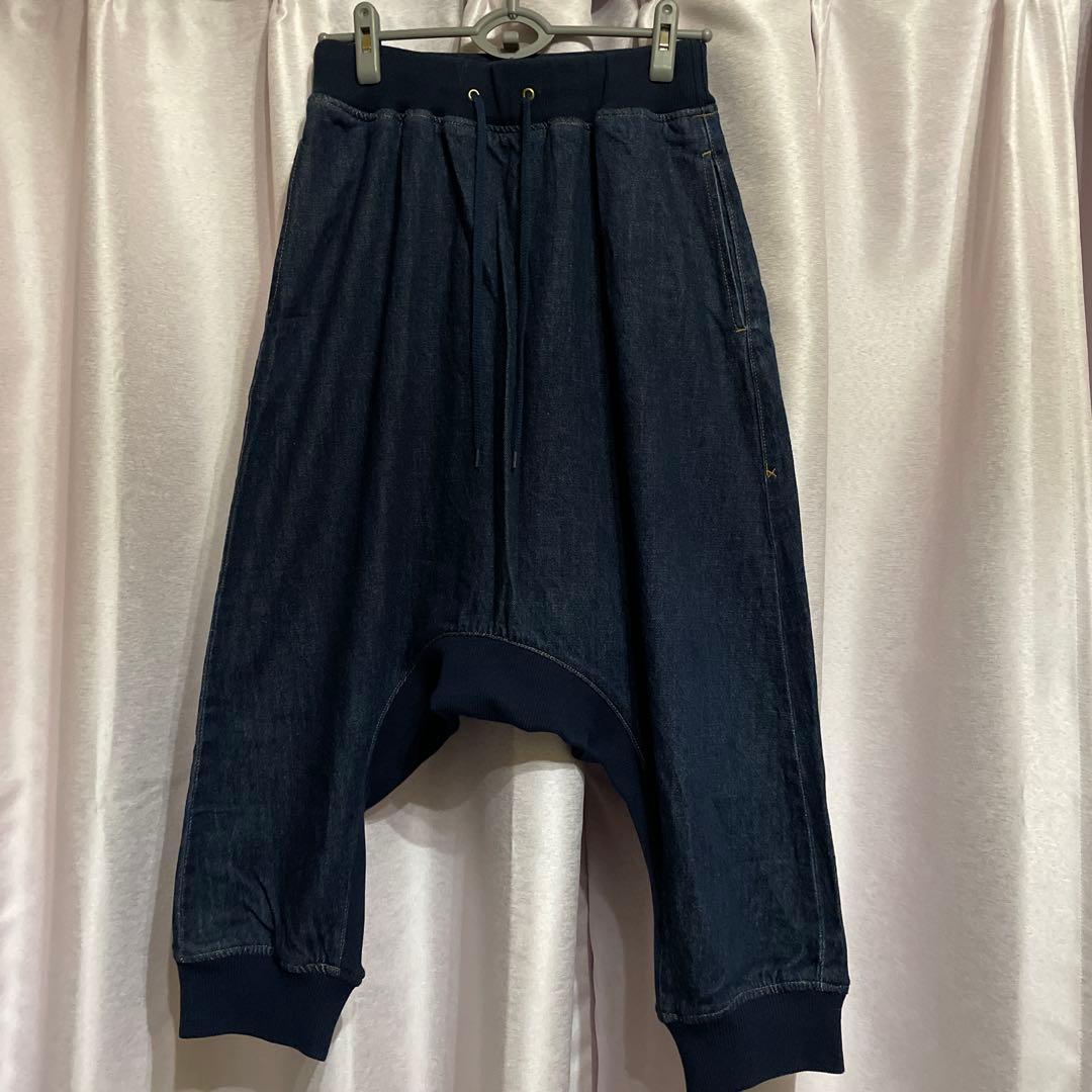 Lee メルシーボークー コラボ サルエルデニム Sサイズ　ユニセックス